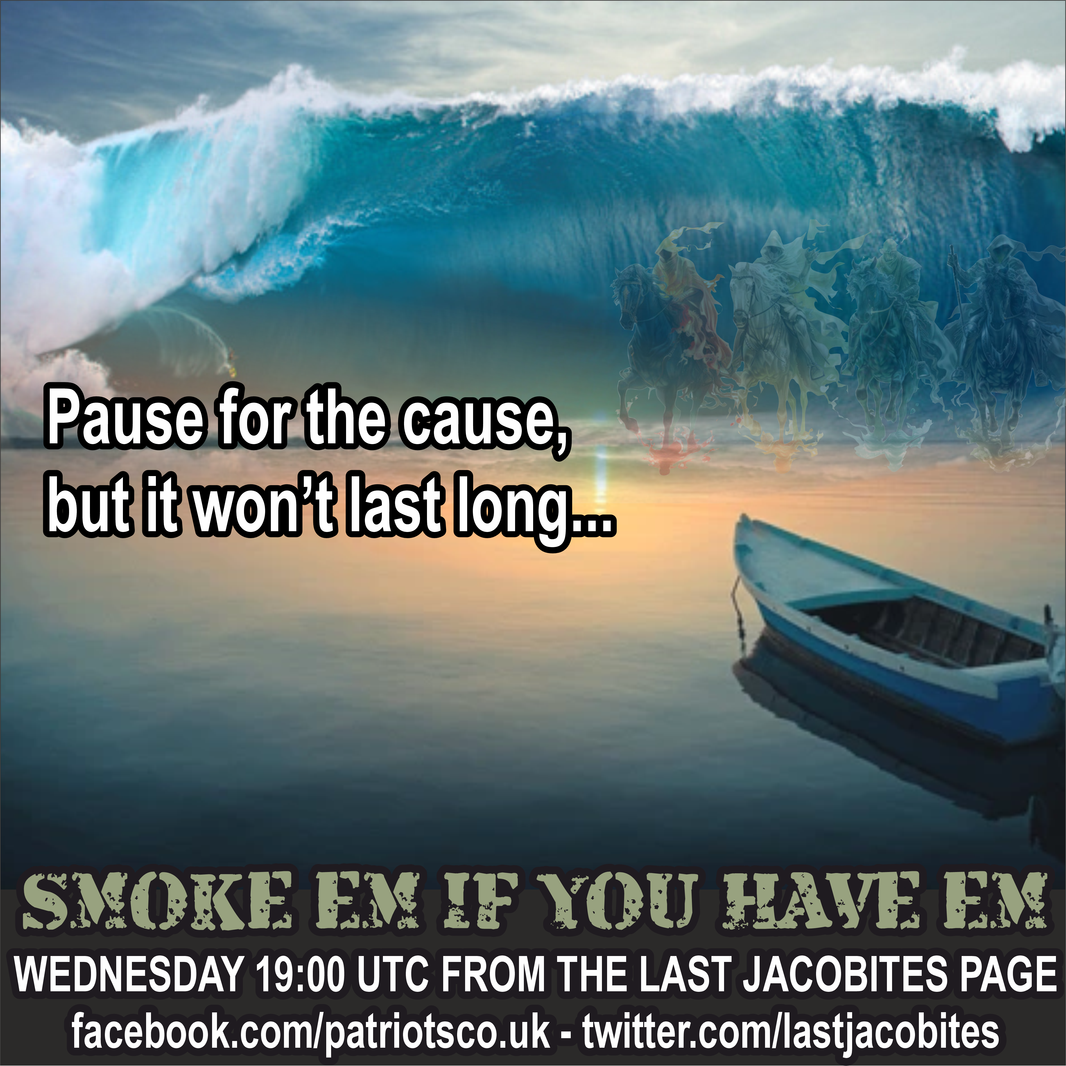 Pause for the cause, but it won't last long...