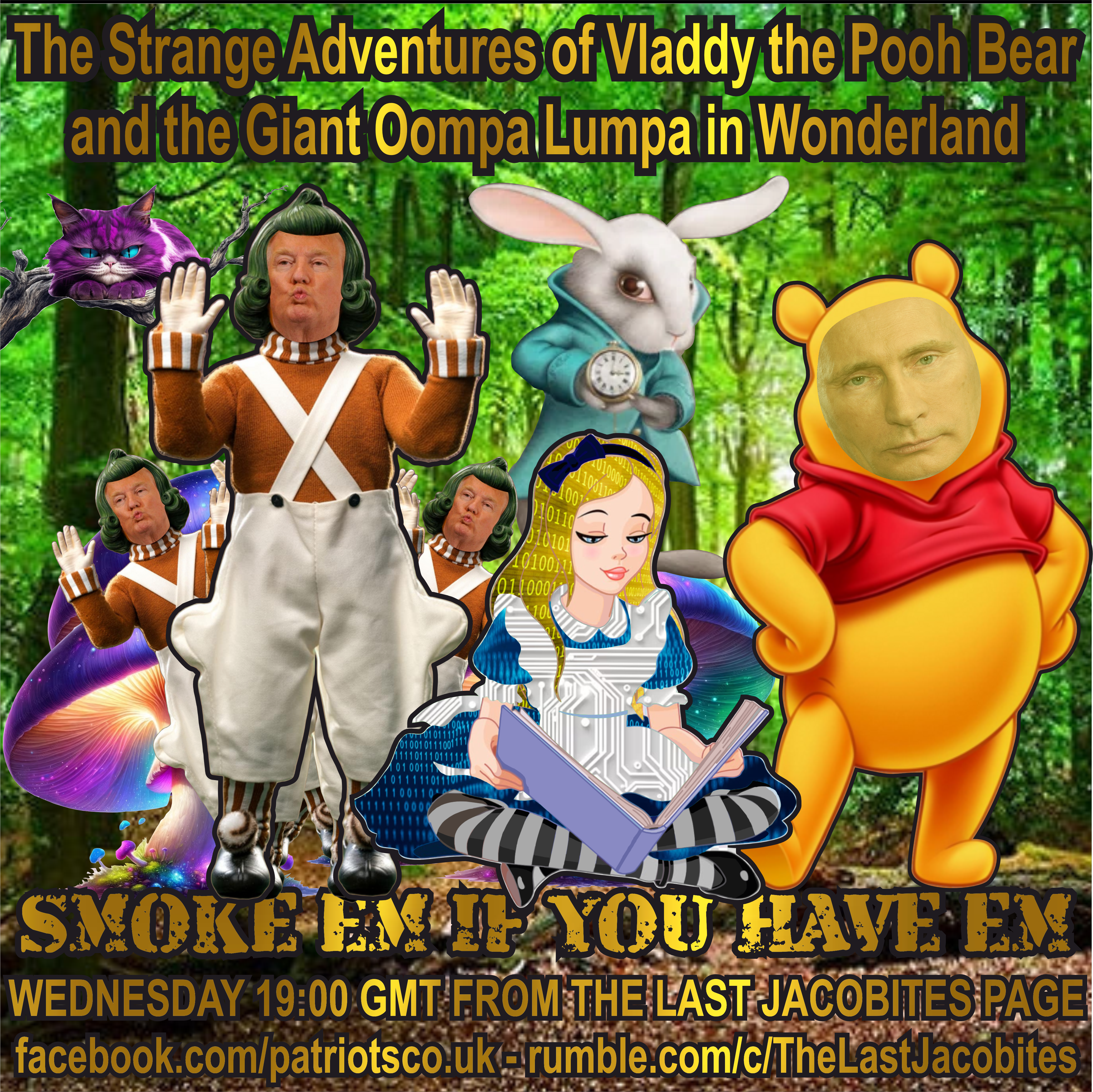 The Strange Adventures of Vladdy the Pooh Bear and the Giant Oompa Lumpa in Wonderland