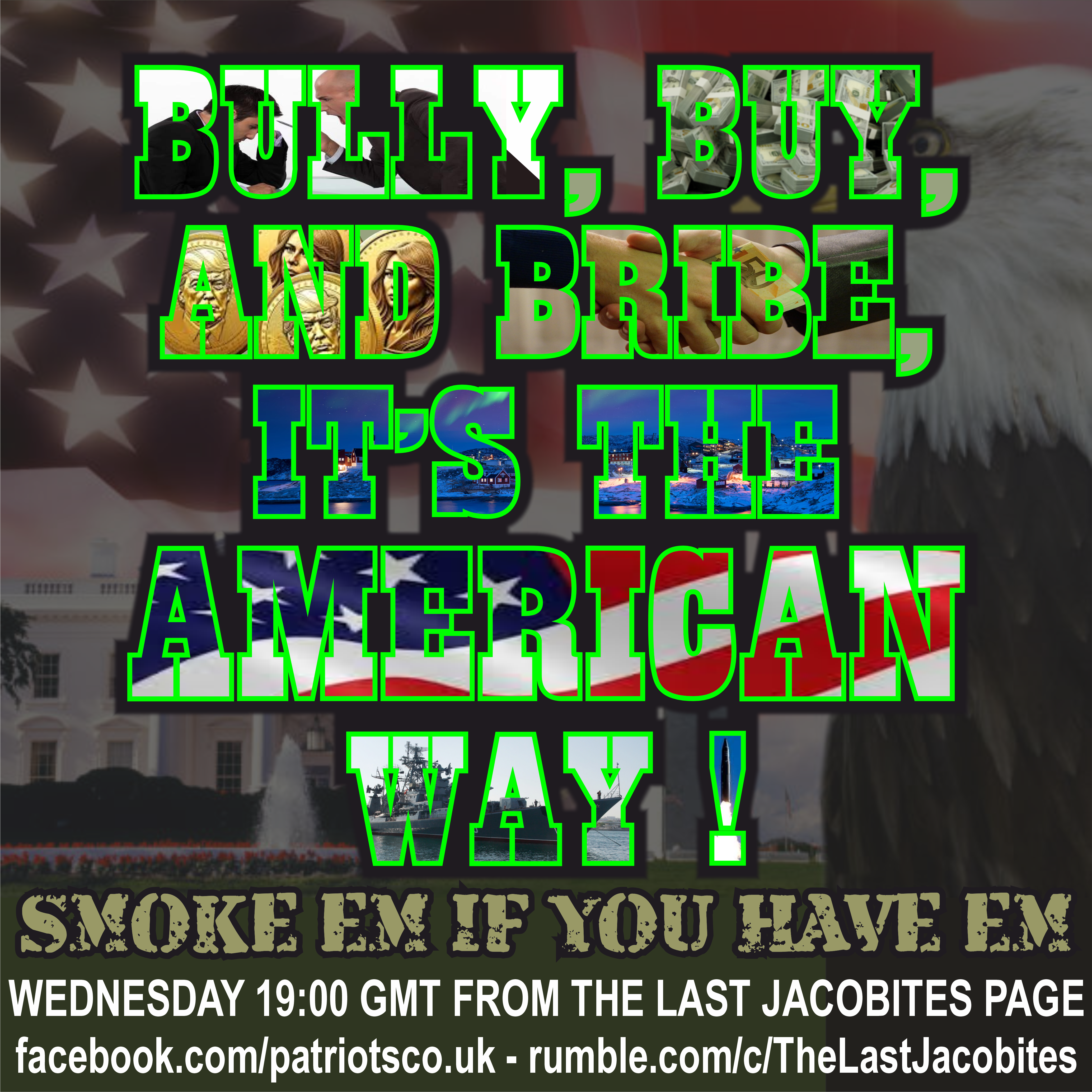 Bully, buy, and Bribe, it's the American Way!