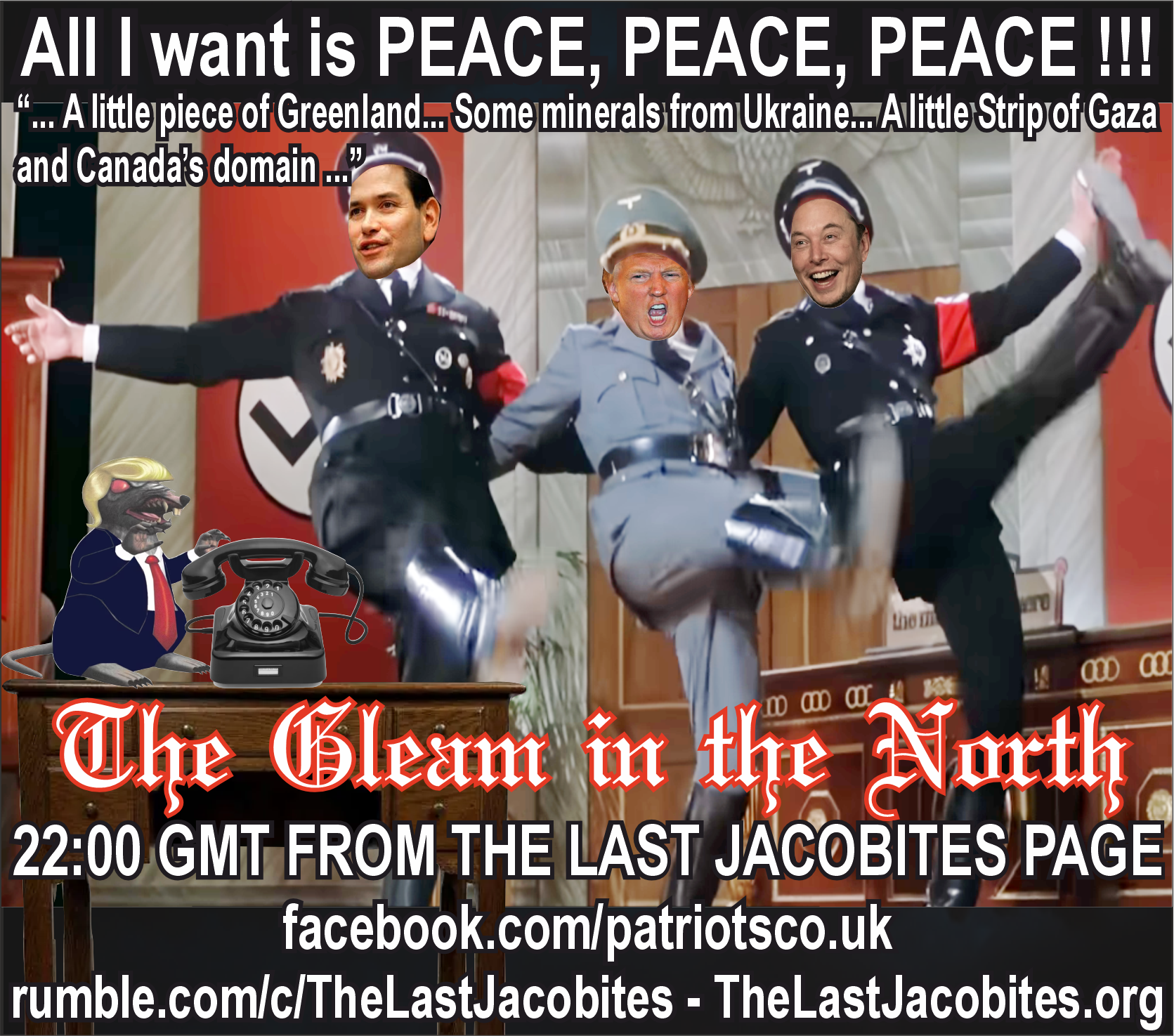 All I want is PEACE, PEACE, PEACE